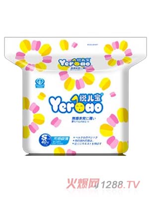 悅兒寶無感極薄尿片S