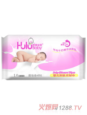 呼嚕寶貝嬰兒潤(rùn)膚柔濕巾1片裝