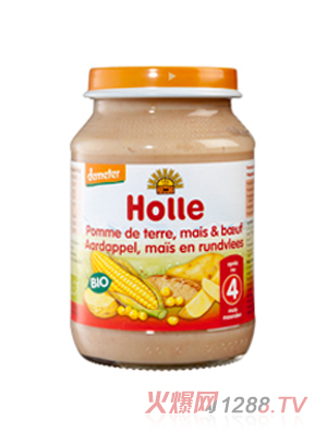 Holle有機薯仔粟米牛肉嬰兒罐頭