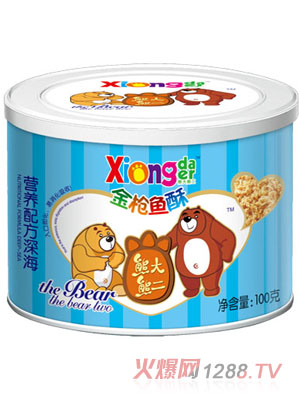 熊大熊二營養(yǎng)配方深海金槍魚酥