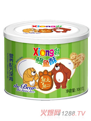 熊大熊二營養(yǎng)配方深海鰻魚酥