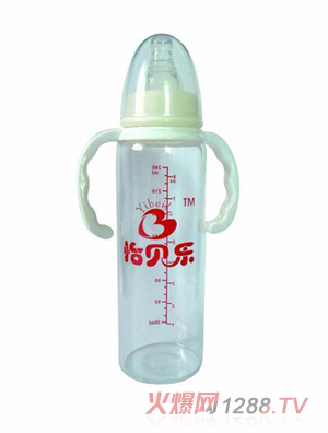 怡貝樂標(biāo)準(zhǔn)口徑晶玻璃奶瓶