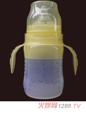 貝樂寬口硅膠奶瓶160ml