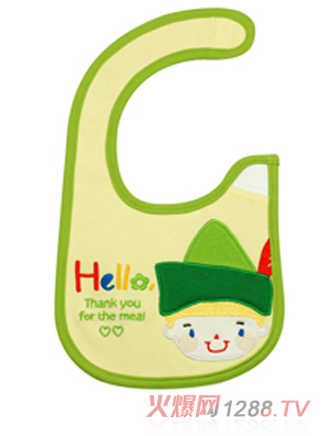 Hello Bebe嬰幼兒棉質(zhì)圍兜