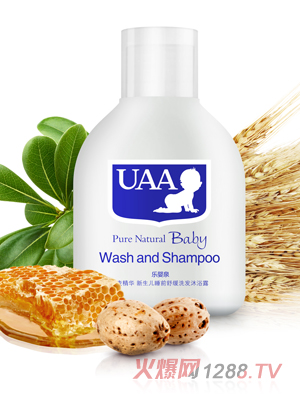 UAA樂嬰泉新生兒洗發(fā)沐浴露