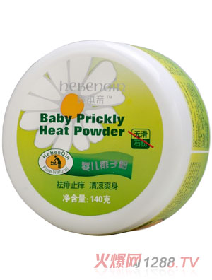 賀本親嬰兒痱子粉140g