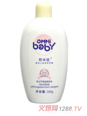歐米娃嬰幼兒柔潤(rùn)洗發(fā)露300g