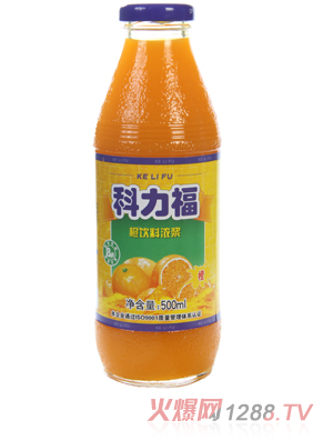 科力福橙飲料濃漿秋梨膏