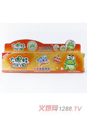 大眼蛙兒童水晶牙膏