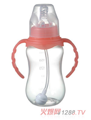 希旺握把圓弧形自動(dòng)奶瓶180ml