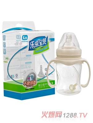 樂樂寶貝寬口徑哺乳期奶瓶