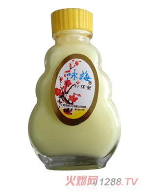 詠梅檸檬蜜（玻璃瓶）80g