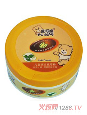尼可熊兒童清涼祛痱粉