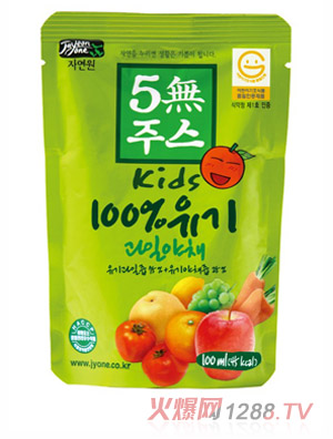 味樂(lè)坊有機(jī)五無(wú)果蔬汁