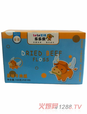 樂(lè)樂(lè)俠金裝原味牛肉絨
