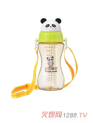彩色熊貓PPSU樂飲水壺330ml