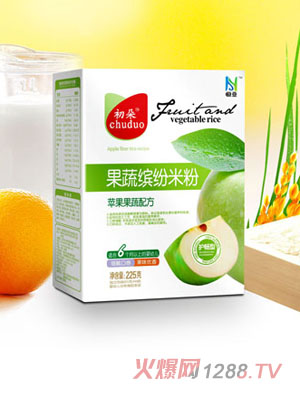 初朵盒裝蘋果果蔬配方米粉