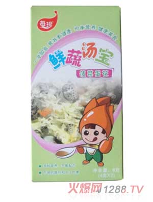 每珍菠菜蛋花鮮蔬湯寶8g