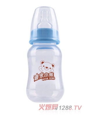 迪米小熊標口弧形PP奶瓶150ml