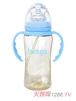 貝仕嘉弧形PPSU奶瓶280ML