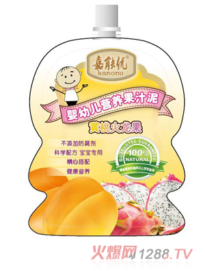 嘉能優(yōu)黃桃火龍果嬰幼兒營養(yǎng)果汁