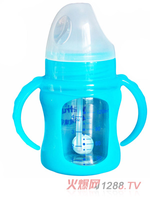 惟特思嬰幼兒晶鉆奶瓶120ml粉藍(lán)色