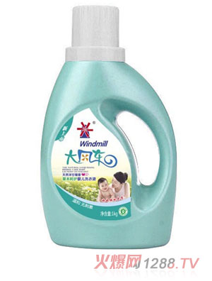 大風(fēng)車草本呵護(hù)嬰兒天然洋甘菊洗衣液