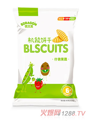 優(yōu)貝龍機能餅干(什錦果蔬)
