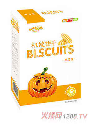 優(yōu)貝龍機能餅干(南瓜味)盒裝