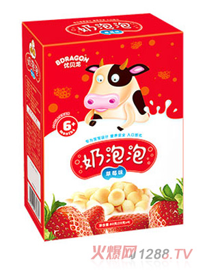 優(yōu)貝龍奶泡泡(草莓味)