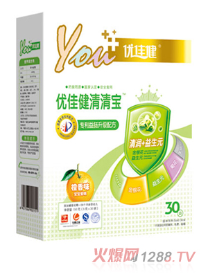 優(yōu)佳健清潤+益生元清清寶