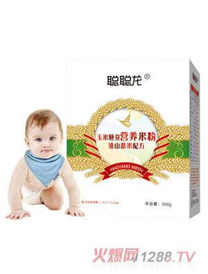 聰聰龍淮山薏米配方玉米胚芽米粉1段盒裝