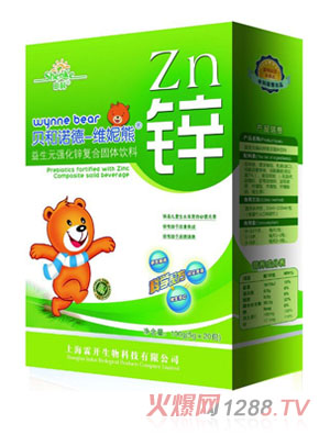 貝和諾德-維妮熊益生元強(qiáng)化鋅復(fù)合固體飲料