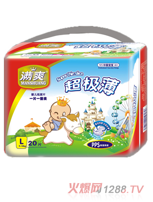 滿爽超極薄紙尿片L