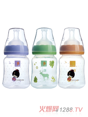 寶恩6安士幻彩寬口徑PP奶瓶(180ml)