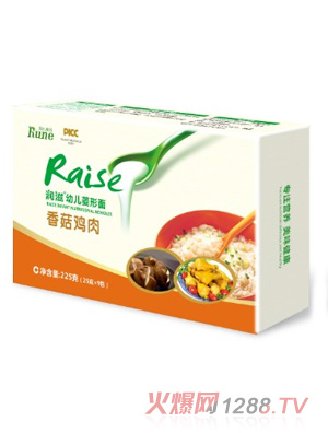 潤滋香菇雞肉菱形面