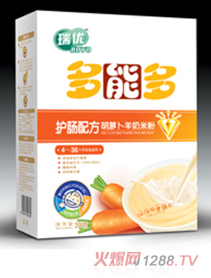 瑞優(yōu)多能多胡蘿卜羊奶米粉