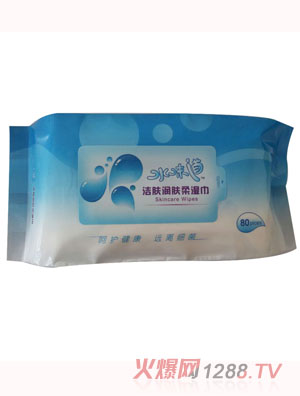 水味道潔膚濕巾80片