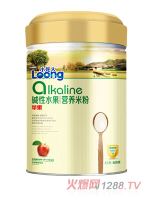 小龍人蘋果堿性水果營(yíng)養(yǎng)米粉