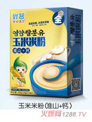優(yōu)智淮山+鈣玉米米粉250g盒裝