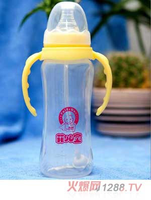 菲兒寶240ML標(biāo)口PP全自動(dòng)奶瓶（黃色）