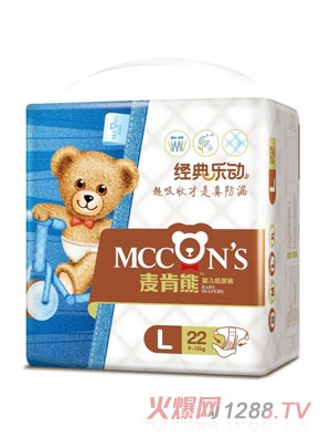 麥肯熊紙尿褲L22片