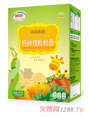 旭貝樂粒粒面（南瓜果蔬）