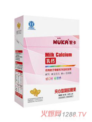 努卡乳鈣凝膠糖果