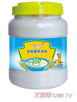 冠星安智護(hù)暢800克營養(yǎng)米粉