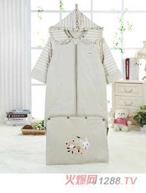 蓓琪兔嬰兒服飾2015秋冬新品夾棉系列加長睡袋