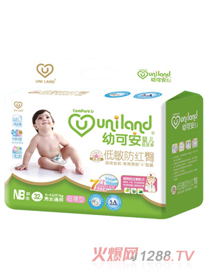 幼可安超薄嬰兒紙尿褲NB碼32入
