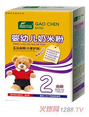 高臣貝茲五谷雜糧（小麥護(hù)潤）2段奶米粉