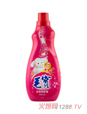 毛寶魔法香氛4倍濃縮衣物柔軟精-甜蜜花語