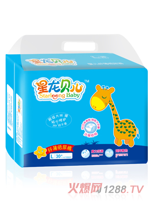 星龍貝兒纖薄紙尿褲L30片